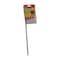 C.H. Hanson C.H. Hanson 15 in. Fluorescent Red Marking Flags Polyvinyl 10 pk 15065 - alternate 3